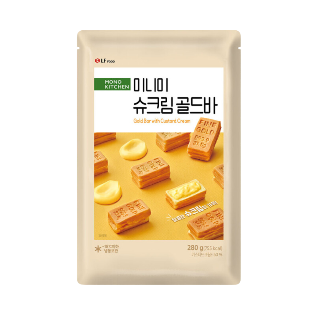 LF) 미니미 슈크림 골드바_ MINI BUN WITH CUSTARD CREAM 280G