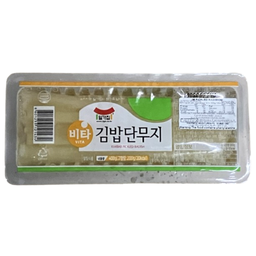 일가집) 김밥단무지 황/백_ PICKLED RADISH FOR KIMBAB 400g