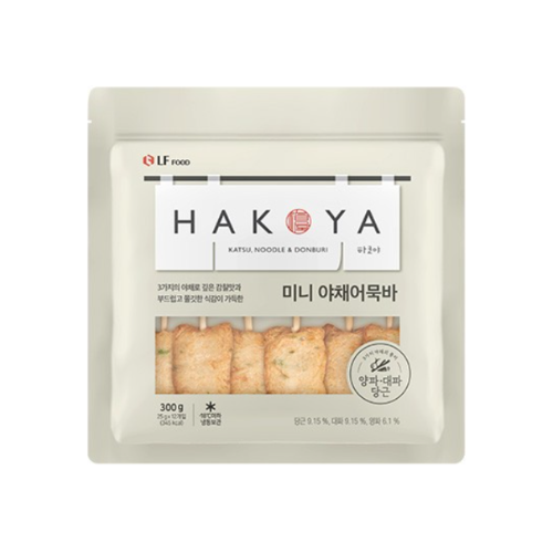 LF) 미니야채어묵바_ MINI VEGETABLE FISH CAKE BAR 300G