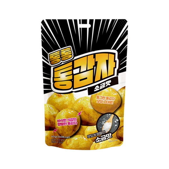 유어스제과) 통통 통감자소금맛(60G)_CHUNKY WHOLE POTATO SALT