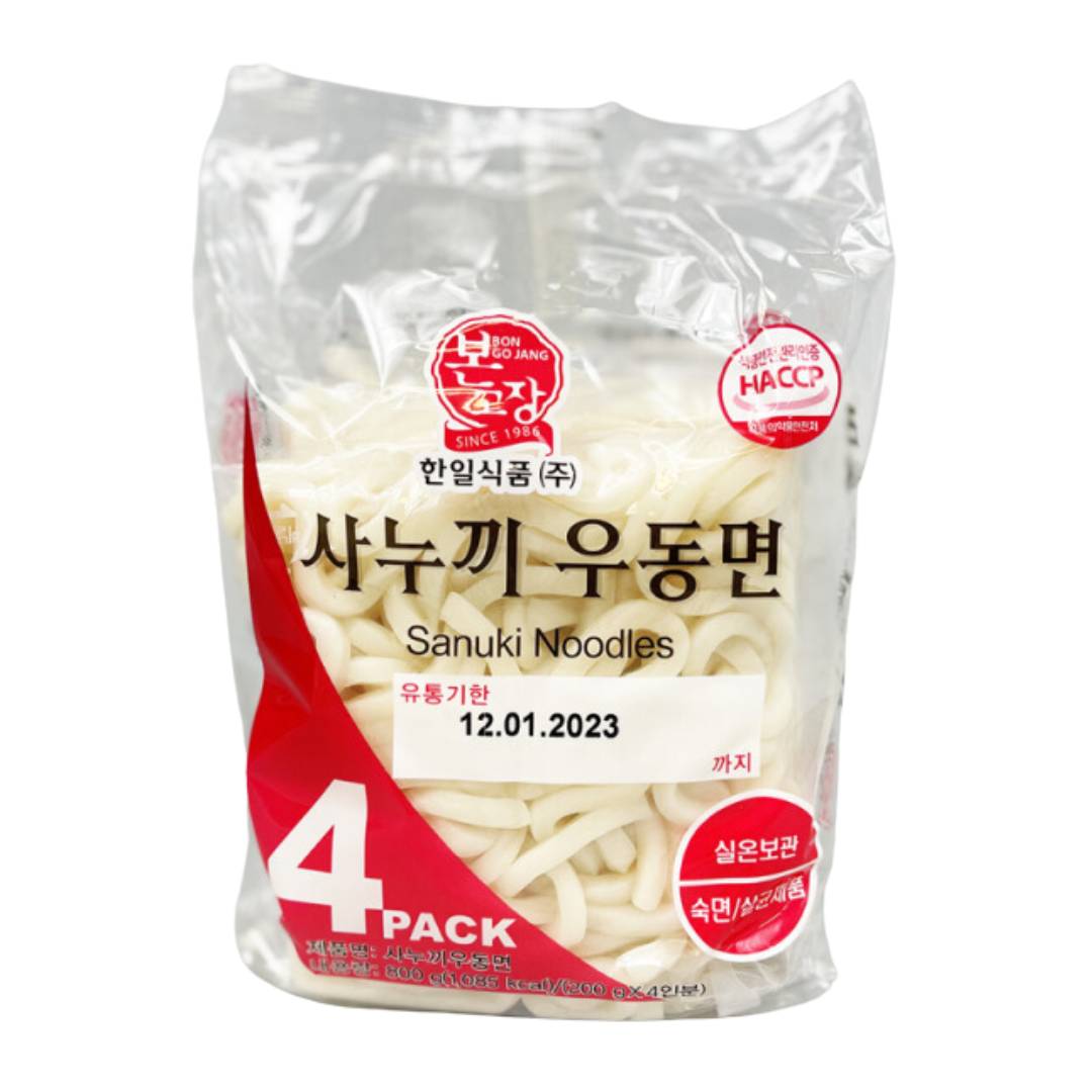 한일) 생우동 데우찌면(사누끼) 멀티_ FRESH NOODLE(SANUKI)-MULTI PACK 200G*4