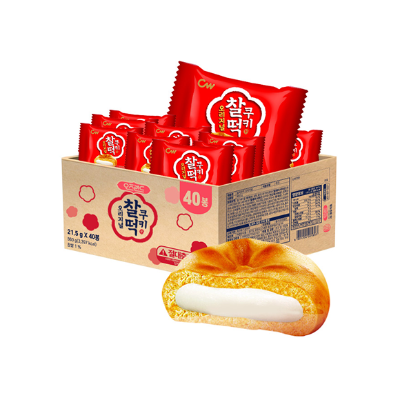 찰떡쿠키오리지널_CHEWY RICE CAKE COOKIE ORIGINAL