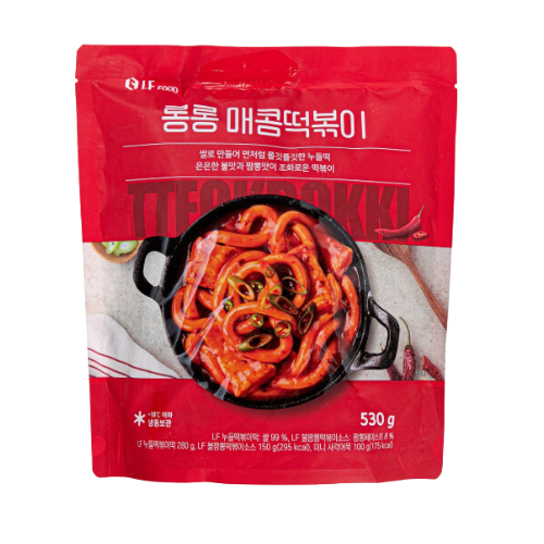 LF) 롱롱 매콤떡볶이_ TTEOPPOKKI(RICE CAKE WITH HOT SAUCE) 530G