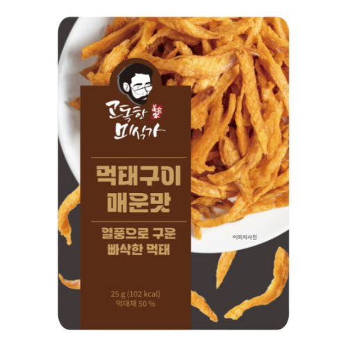 고독한 미식가) 먹태구이 매운맛 / 허니버터맛_GRILLED DRIED POLLACK (SPICY/HONEY BUTTER) 25G