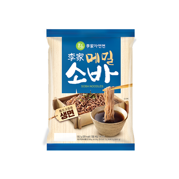 이가자연면 메밀소바_BUCKWHEAT SOBA NOODLES