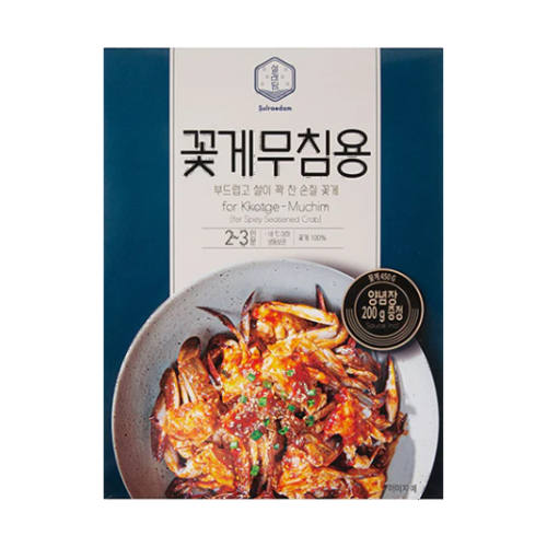 LF) 고래미 양념꽃게무침_ FROZEN SEASONED CRAB 650G