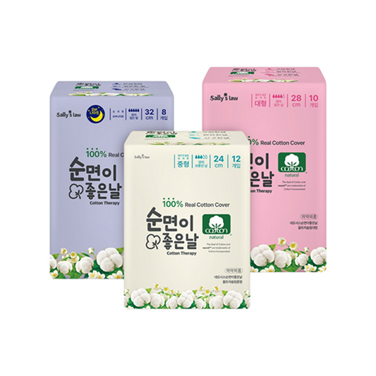 샐리의법칙) 굿데이 코튼 생리대_GOOD DAY COTTON SANITARL PAD