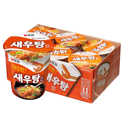 농심) 새우탕(컵)_SAEWOOTANG(CUP) 67G*6