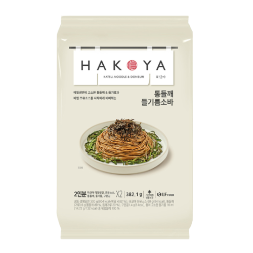 LF) 하코야 통들깨 들기름소바_ FROZEN BUCKWHEAT NOODLE (SOBA) 386G