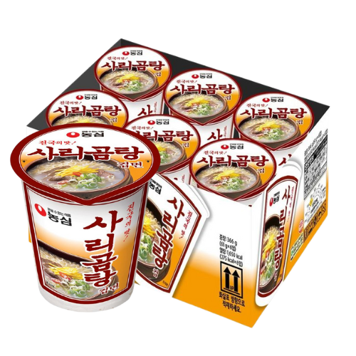 농심) 사리곰탕(컵)_SARI GOMTANG(CUP) 61G*6