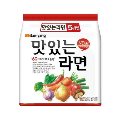 삼양) 맛있는 라면(멀티)_MASITNEUN RAMYUN(MULTI) 115G*5