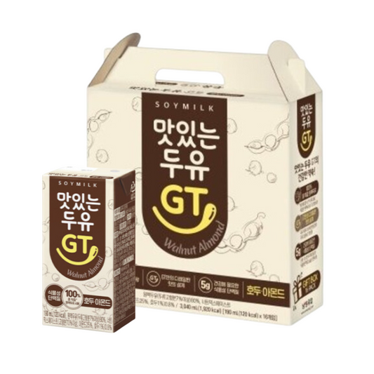 남양) 맛있는두유 GT-팩(검은콩,호두,아몬드)_ GT SOYMILK PACK(BLACK BEAN, WALNUT, ALMOND 190ML*16