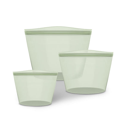 바겐슈타인 바겐실리콘 지퍼백3종세트_WAGENSTEIN) WAGEN SILICONE ZIPPER BAG 3-PIECE SET