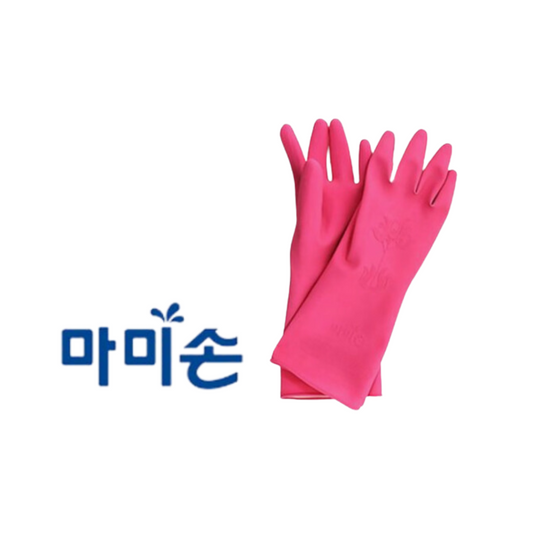 마미손) 고무장갑 (특대/대/중/소)_ RUBBER GLOVES (XL/L/M/S) 10PAIR