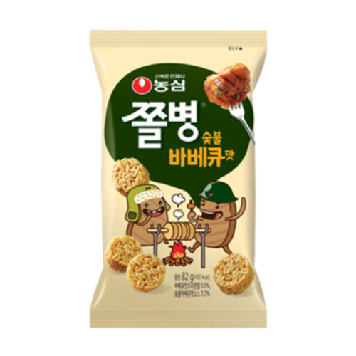 농심) 쫄병스낵(바베큐맛)_ZZOLBYEONG SNACK– BARBEQUE FLAVOR 82G