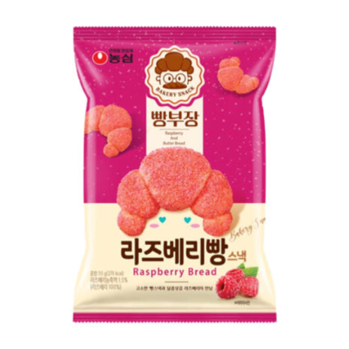농심) 빵부장 라즈베리빵_BREAD MASTER-RASPBERRY BREAD 55G