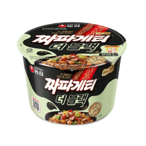 농심) 짜파게티 더블랙(큰사발)_JJAPAGETTI THE BLACK(BOWL) 90G