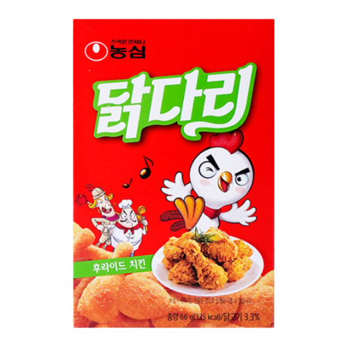 농심) 닭다리(후라이드)_FRIED CHICKEN FLAVOUR SNACK 66G