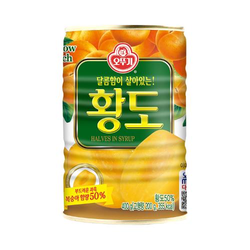 오뚜기) 황도(반절)_CANNED PEACH (HALF)400G