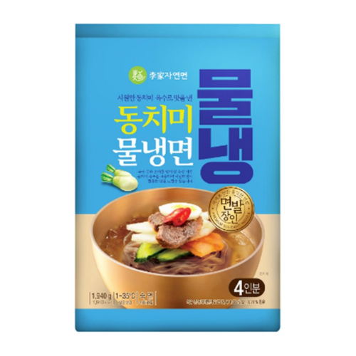 이가자연면) 동치미물냉면(4인식)_ COLD NOODLE WITH RADISH KIMCHI BROTH 1940G