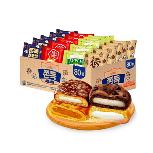 쫀득쿠키4종세트_CHEWY COOKIE 4-PACK SET