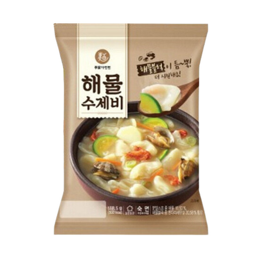 이가자연면) 해물수제비_ KOREAN SEAFOOD PASTA WITH SOUP BASE 188.5G