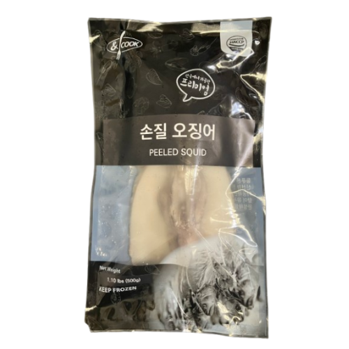 씨로드) 손질오징어_ F/Z PEELED SQUID 500G
