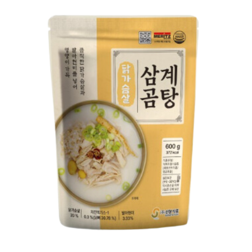 선봉식품) 닭가슴살삼계곰탕_ KOREAN STYLE(CHICKEN SOUP) 600G