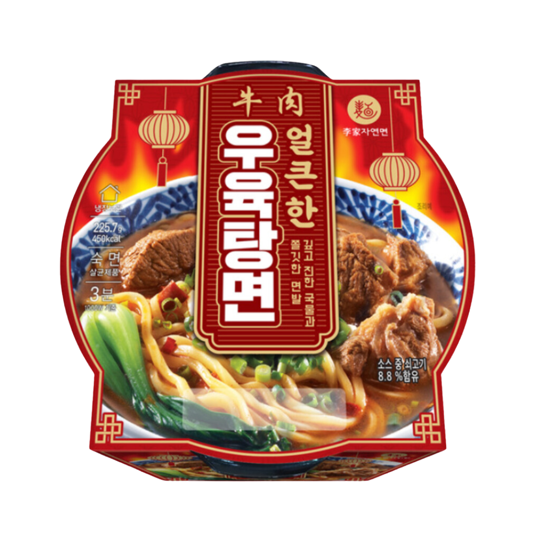 이가자연면) 얼큰한 우육탕면_ SPICY BEEF NOODLE SOUP 225.7G