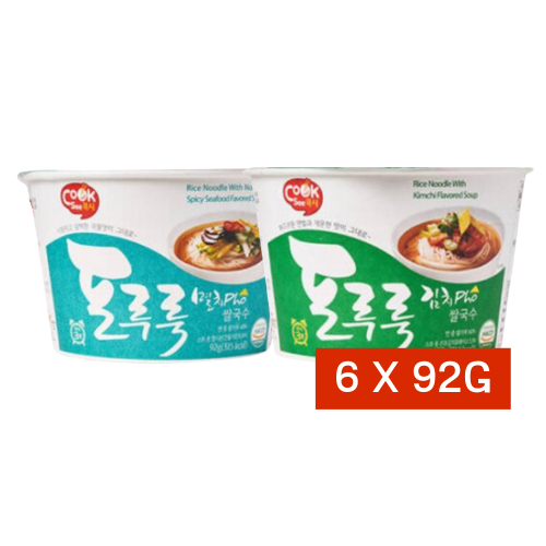LF) 포루룩 PHO 쌀국수 (멸치 / 김치)_ RICE NOODLE (ANCHOVY / KIMCHI) 92G*6