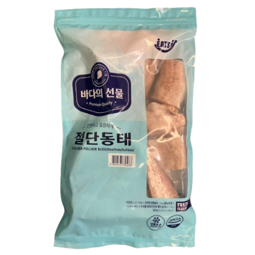 씨로드) 절단동태_ F/Z ALASKA POLLACK SLICE 800G