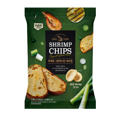 한칩스) 바게트 그린어니언 새우칩_SHRIMP CHIPS BAGUETTE GREEN ONION