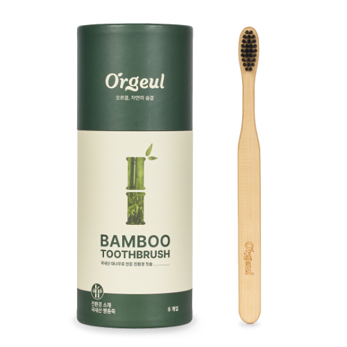 오르결) 친환경 대나무 칫솔(4ea/8ea)_BAMBOO TOOTHBRUSH