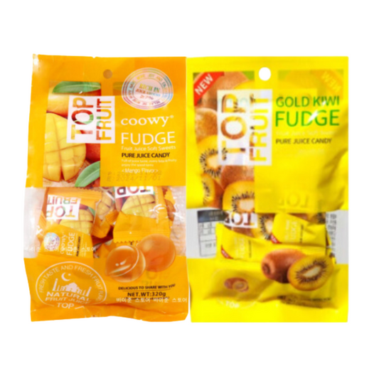 TOP FRUIT) 망고 젤리 / 골드키위 젤리_ TOP FRUIT MANGO JELLY /  GOLD KIWI JELLY  320G
