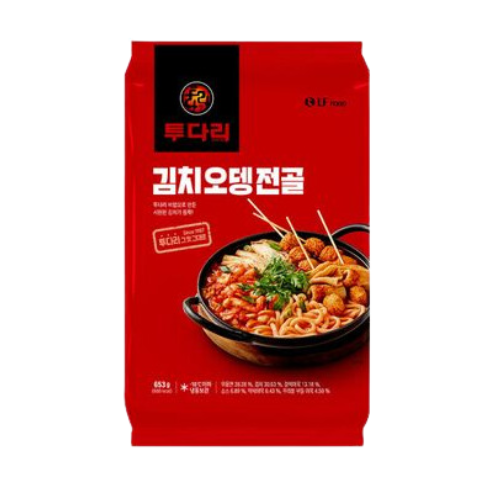LF) 투다리 김치오뎅전골_ FISH CAKE WITH KIMCHI SOUP 653G