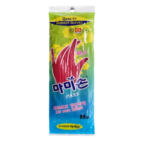 마미손) 고무장갑 (특대/대/중/소)_ RUBBER GLOVES (XL/L/M/S) 10PAIR