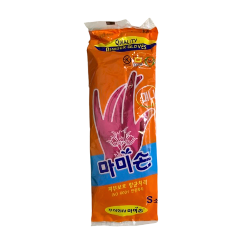 마미손) 고무장갑 (특대/대/중/소)_ RUBBER GLOVES (XL/L/M/S) 10PAIR