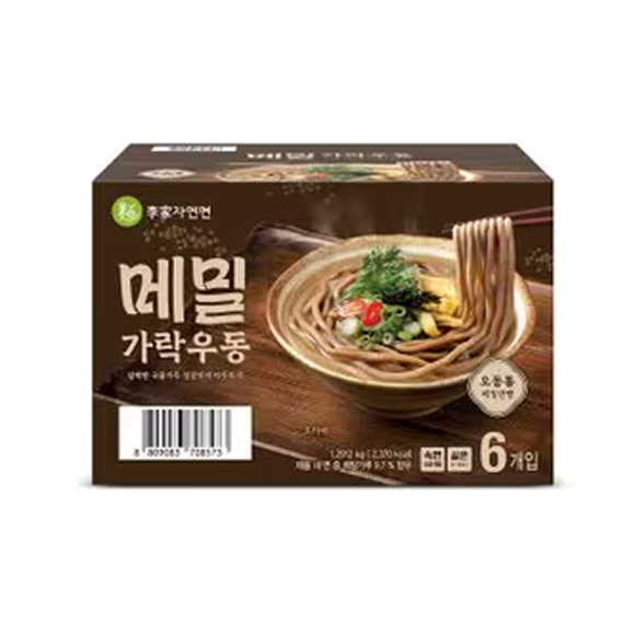 이가자연면 메밀가락우동_BUCKWHEAT UDON NOODLES