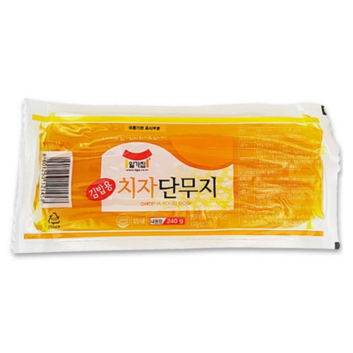 일가집) 치자단무지(김밥용)_ GARDENIA PICKLED RADISH FOR KIMBOB 240G