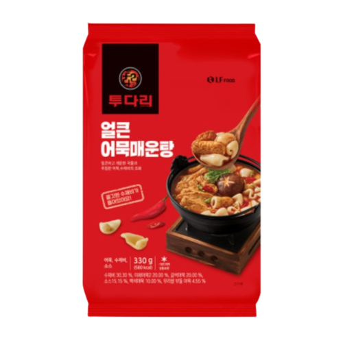 LF) 얼큰어묵매운탕_ SPICY FISH&FISH CAKE SOUP 330G