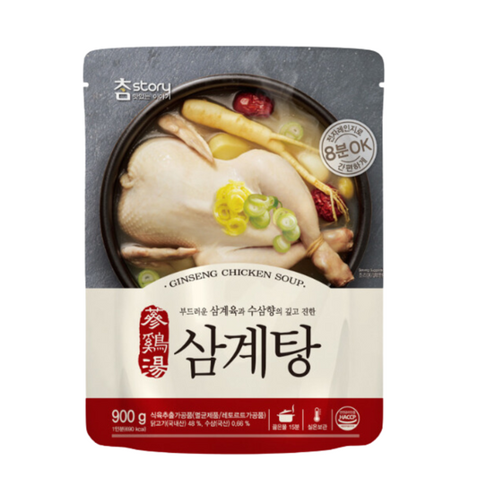 진한) 삼계탕(수출용)_ WHOLE CHICKEN SOUP (SAMGYETANG) 900G