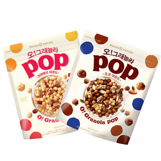 오리온) 오그래놀라 (팝초코아몬드 / 크랜베리 아몬드)_ GRANOLA (CHOCO&ALMOND / CREANBERRY&ALMOND) 370G