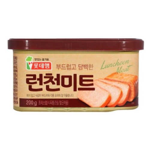 롯데푸드) 런천미트 (200G 소)_LUNCHEON MEAT(200G-S)
